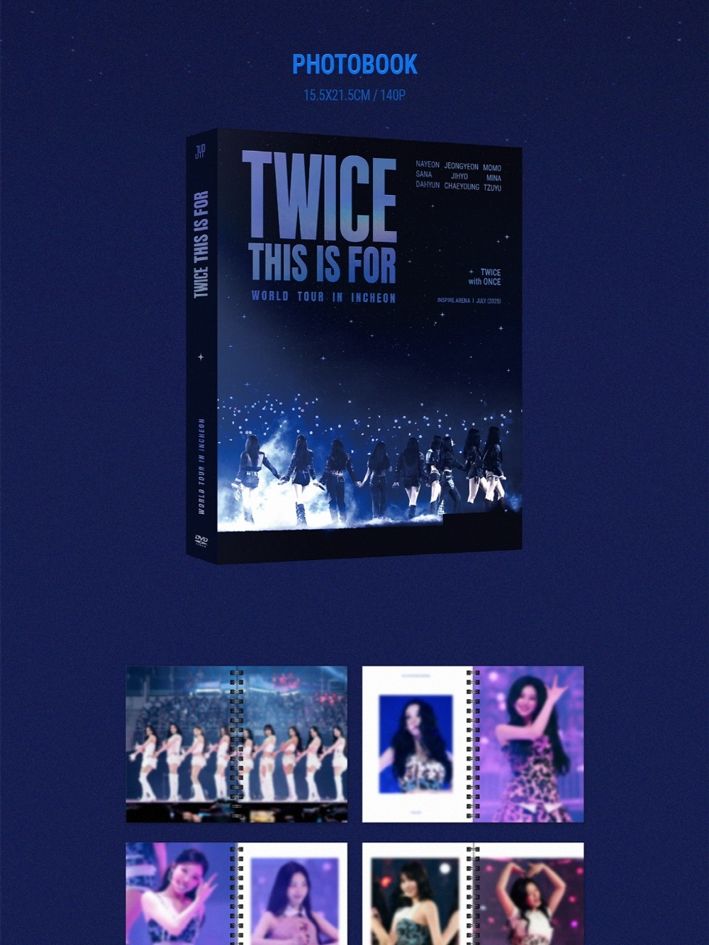 (ПРЕДЗАКАЗ) видео TWICE - THIS IS FOR WORLD TOUR IN INCHEON DVD