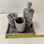 Набор из мрамора 5 предм SEA Set Grey NM-63758 прямоуг 85