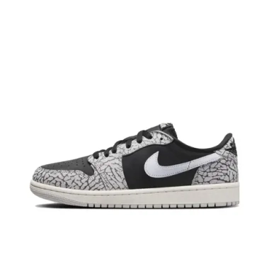 Женские кроссовки Air Jordan 1 Retro Low OG 'Black Cement' CZ0775-001