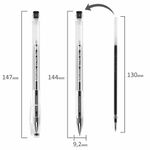 Ручки гелевые BRAUBERG "EXTRA", ЧЕРНЫЕ, НАБОР 4 штуки, узел 0,5 мм, линия 0,35 мм, 143906