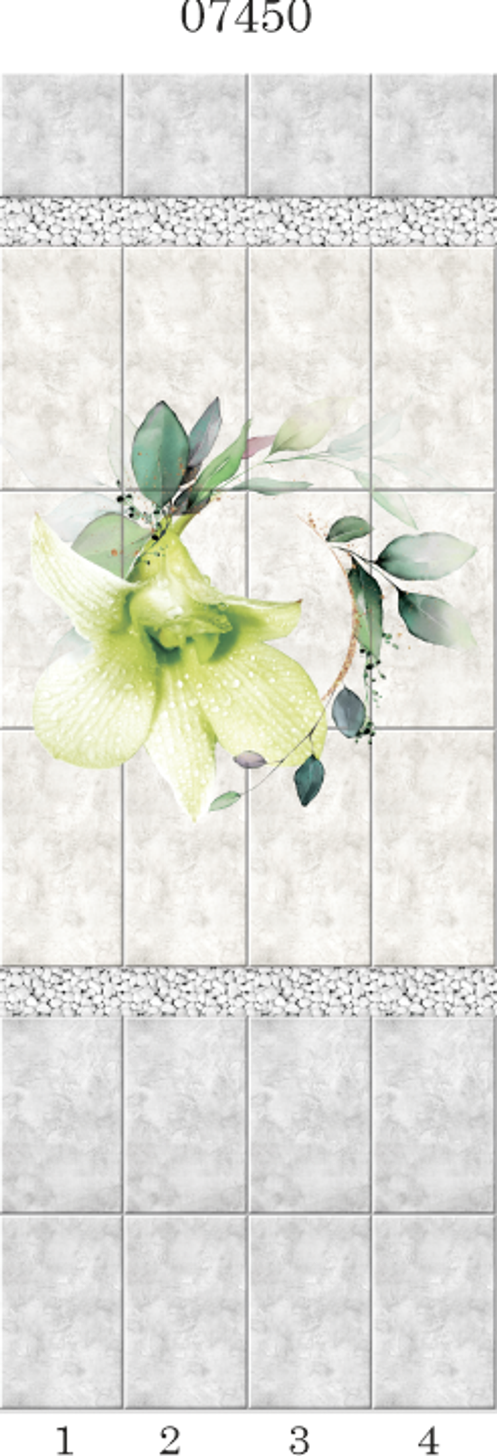 Панель ПВХ фотопечать 3D Panda Свежесть 2700х250 мм