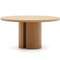 Круглый стол Nealy с дубовым шпоном в натуральной отделке, Ø 150