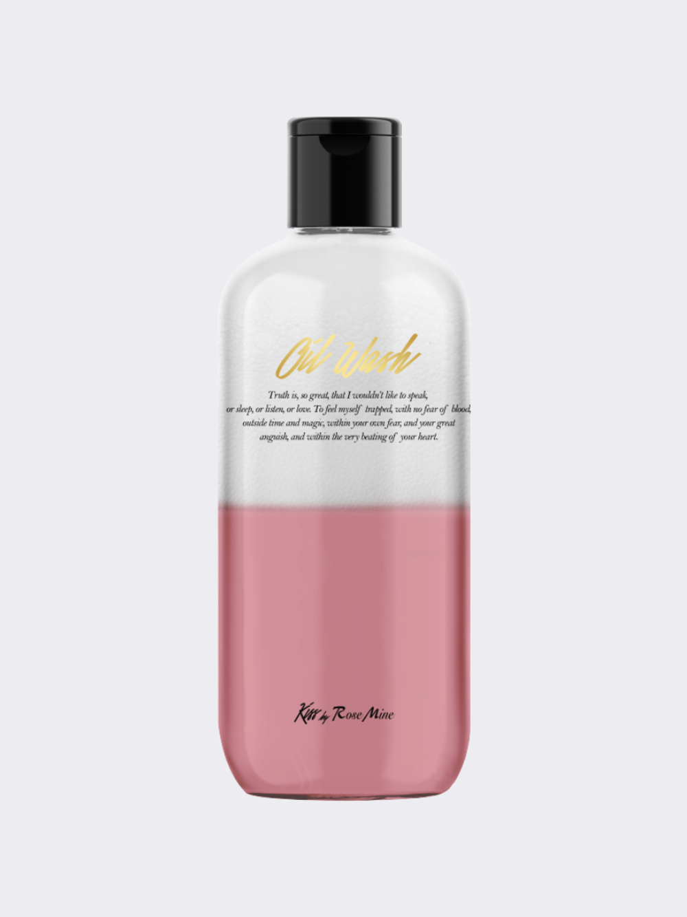 Гель для душа «древесно-мускусный аромат» Kiss by Rosemine Fragrance oil wash glamour, 300 мл