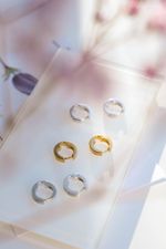 Серьги Замочки позолота