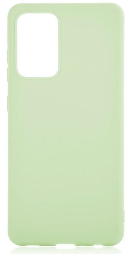Накладка Samsung A52 силикон матовый зеленый Zibelino