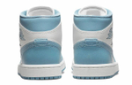 Кроссовки Air Jordan 1 Mid "University Blue" (Женская размерная сетка)