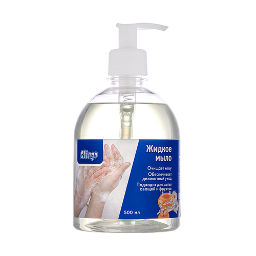 Жидкое мыло Clingo с ароматом ромашки и меда, 500 мл 990021