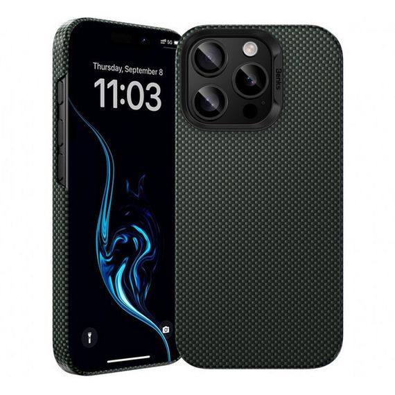 Чехол Benks ArmorTint для iPhone 16 Pro Max зеленый (Aurora Green)