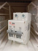 Выключатель автоматический ЭРА SIMPLE 2 полюса 63А