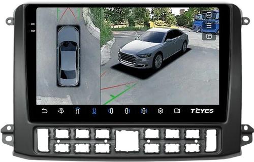 Магнитола для ГАЗ Газель НН 2019+, Соболь НН 2022+ (рамка черная) - Teyes CC3-2K-360 монитор 10.36" 2K QLED на Android 10, Быстрая, CarPlay, 4G SIM-слот, 4 камеры в комплекте