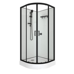 Душевая Кабина Прайм-Блэк 90*90 А без крыши