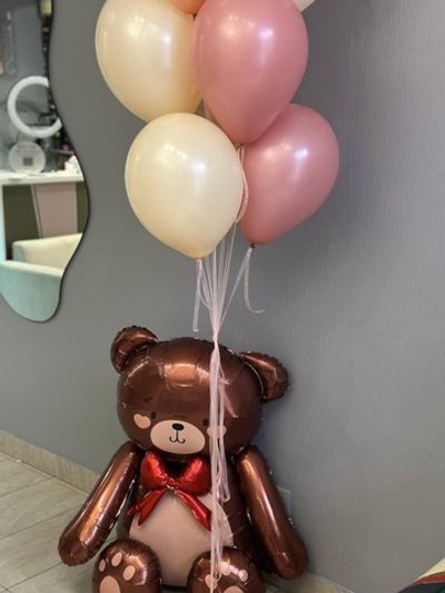 Набор шаров пудровый №68