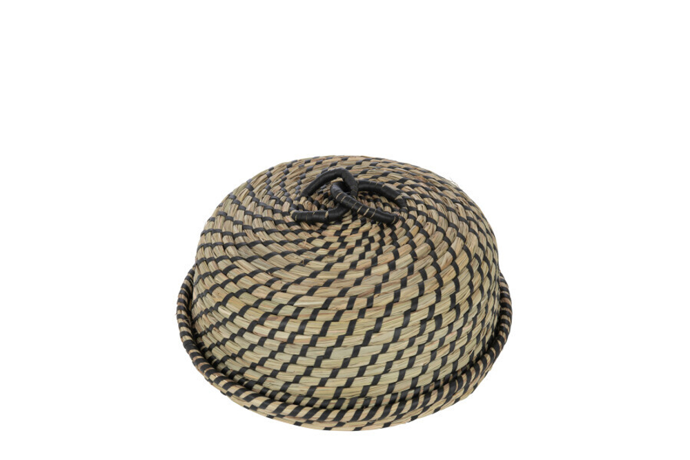 Корзина с клошем "Строу" 30x30x16см Гиацинт