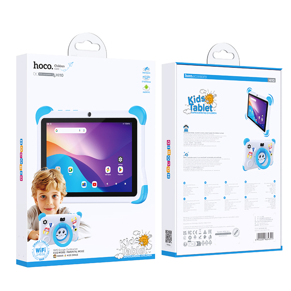 Планшет HOCO HI10 8 дюймов children tablet PC (голубой)