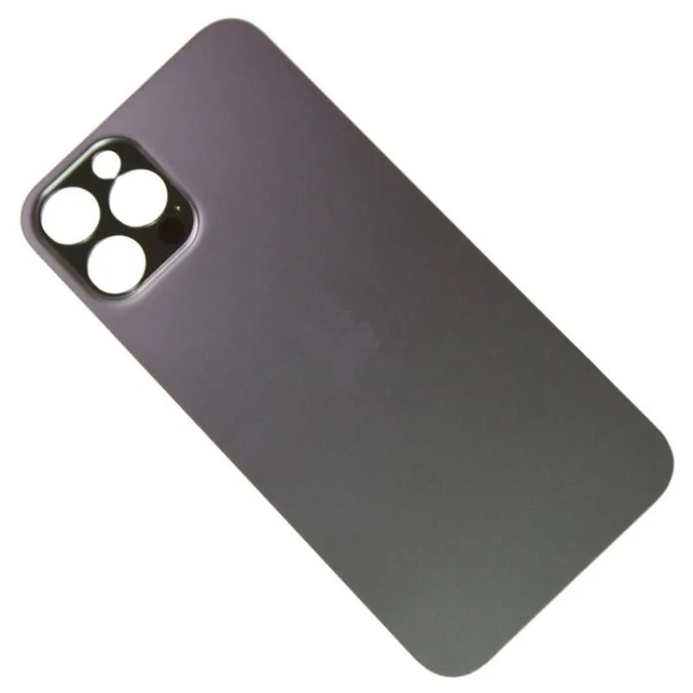 Задняя крышка для Apple iPhone 12 Pro Серый (стекло, широкий вырез под камеру) - Премиум