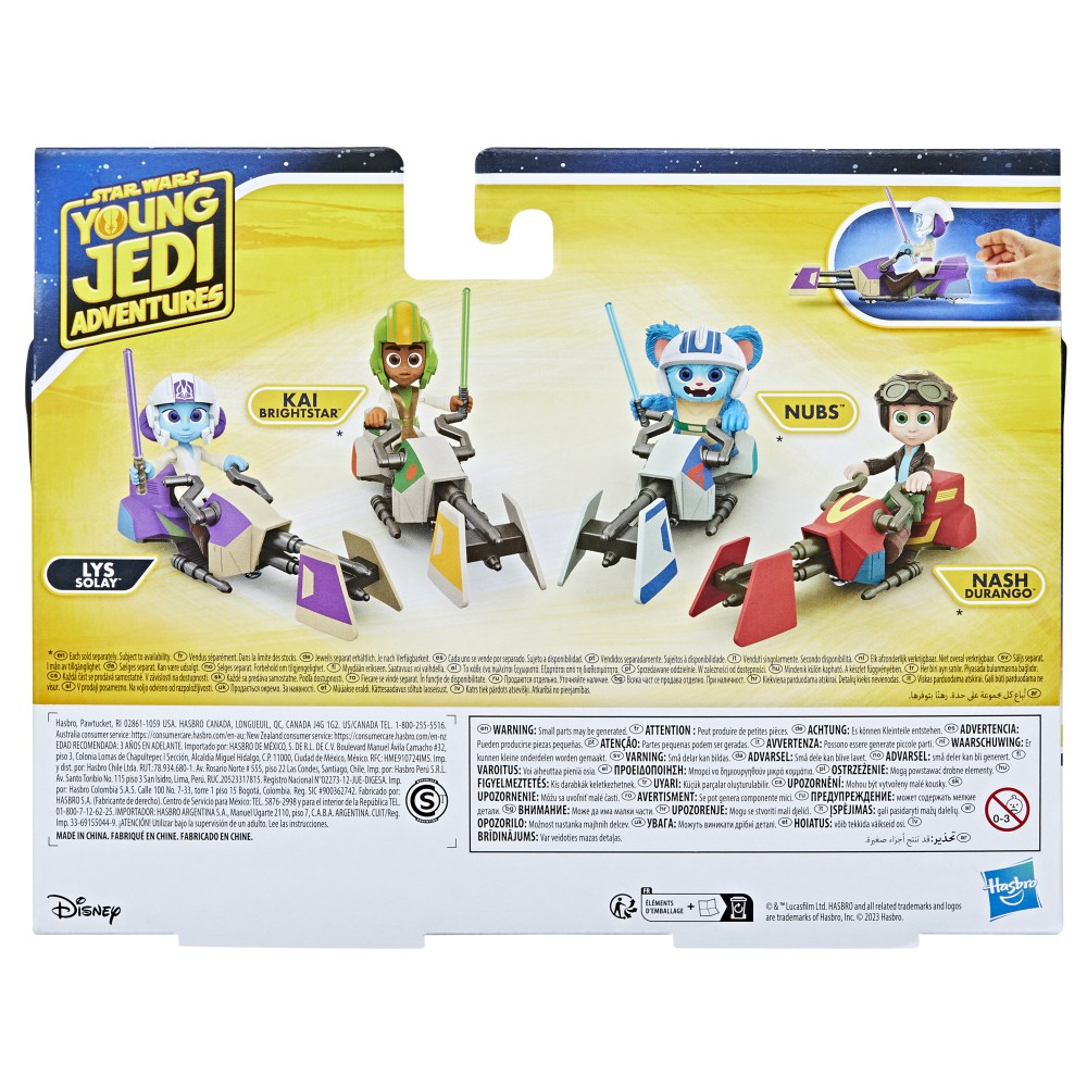 Hasbro Star Wars - Фигурка действия Лис Солей + скоростной велосипед Приключения молодых джедаев F8012
