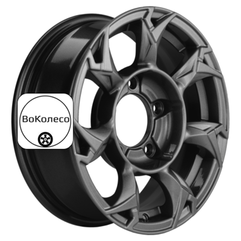 5,5x15/5x139,7 ET5 D98,5 KHW1505 (Lada NIVA 4x4) Gray Khomen Wheels