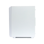 Корпус BaseTech eXtreme GFX-03, Без БП, ATX, белый, 4xFRGB FAN, 2xUSB2, 1xUSB3, бок: закалённое стекло (BT-GFX-03W-MESH-4F-RGB)