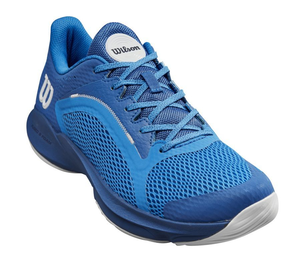 Мужские кроссовки для Падел Wilson Hurakn 2.0 - french blue/deja vu blue/white