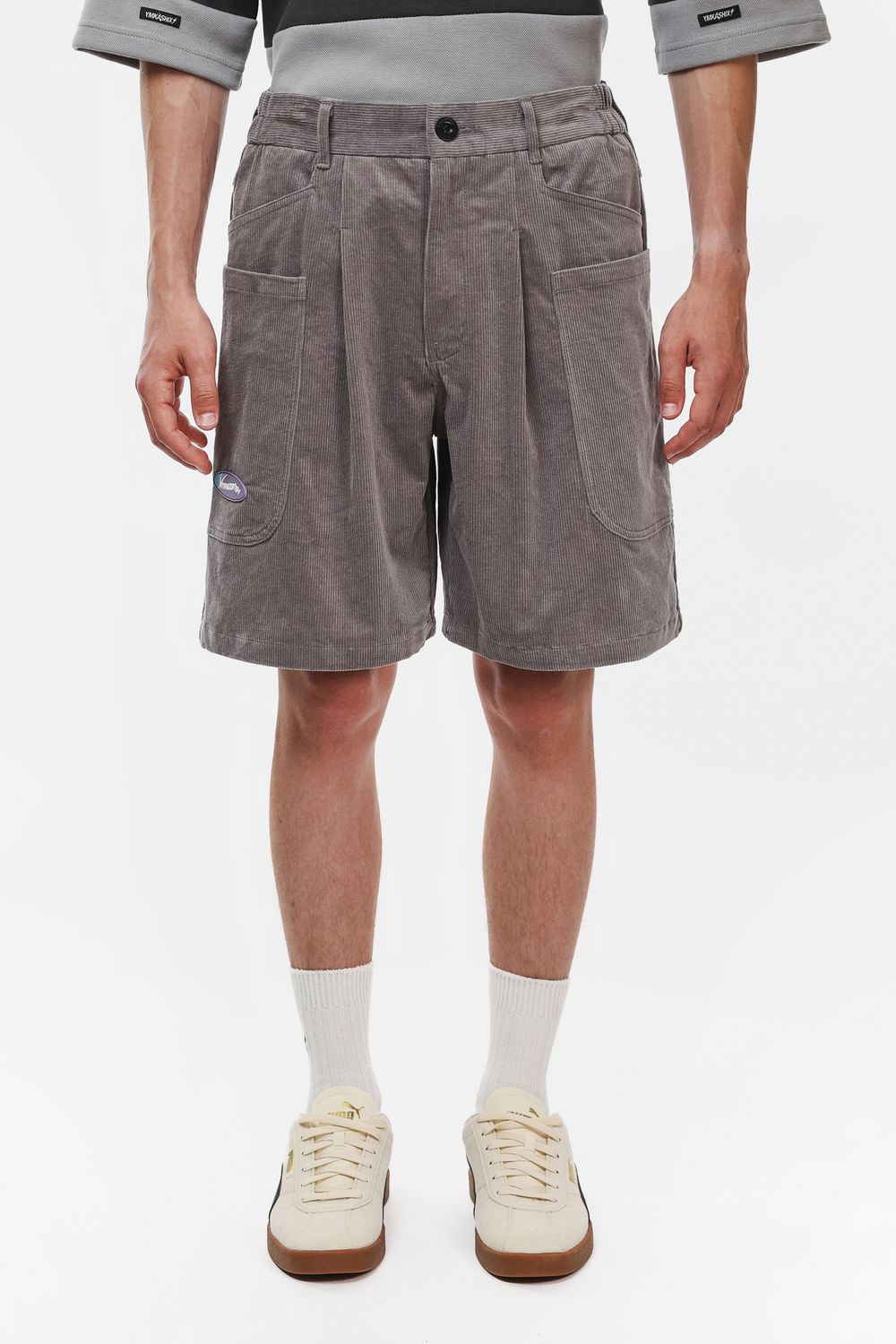 Купить Шорты Ymkashix Velvet серый Шорты Ymkashix Velvet серый