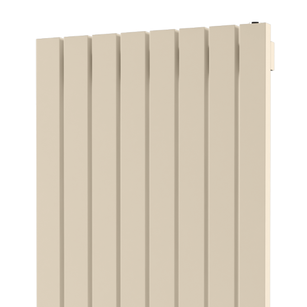 Радиатор WARMMET водяной настенный вертикальный Flat 60V (W) БЕЖЕВЫЙ RAL1015