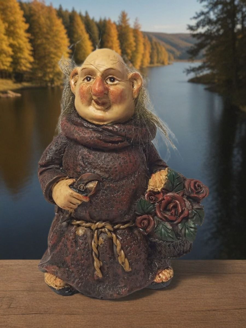 Статуэтка норвежский тролль-монах