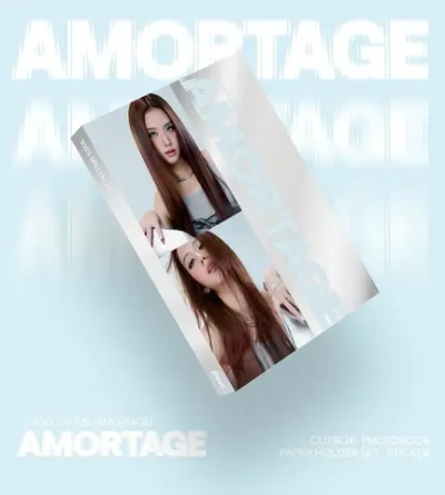 Набор JISOO - AMORTAGE [PHOTOBOOK PAPER HOLDER STICKER SET]