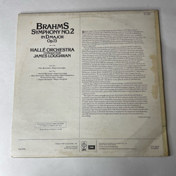 Винтажная виниловая пластинка LP Brahms Брамс, Halle Orchestra , Conductor James Loughran Симфония Symphony No.2 In D Major (Англия 1975)