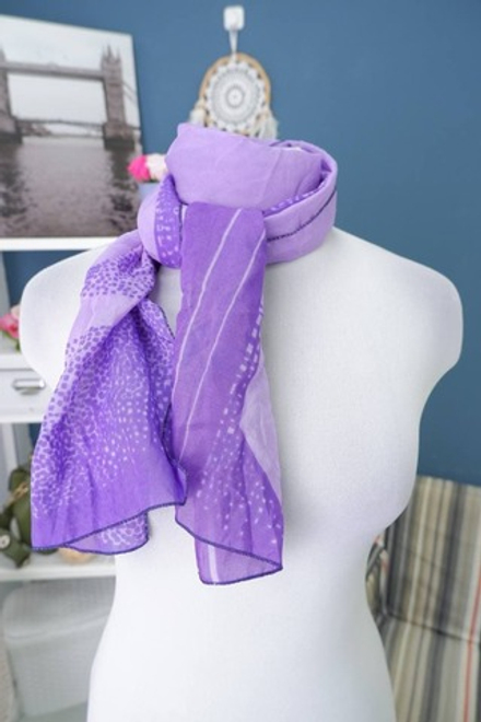 Шарф сиреневый