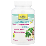 Natural Balance, Glucomannan™, максимальная сила действия, 90 капсул (666 мг в 1 капсуле)
