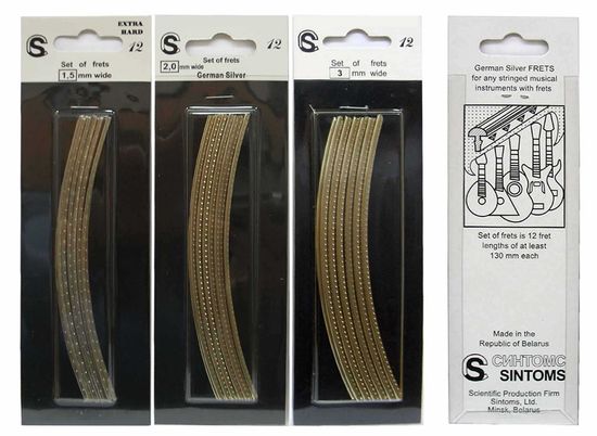 SS230122Sw.p. Комплект ладов из нержавеющей стали, ширина 2.3мм, магазинная поставка, Sintoms