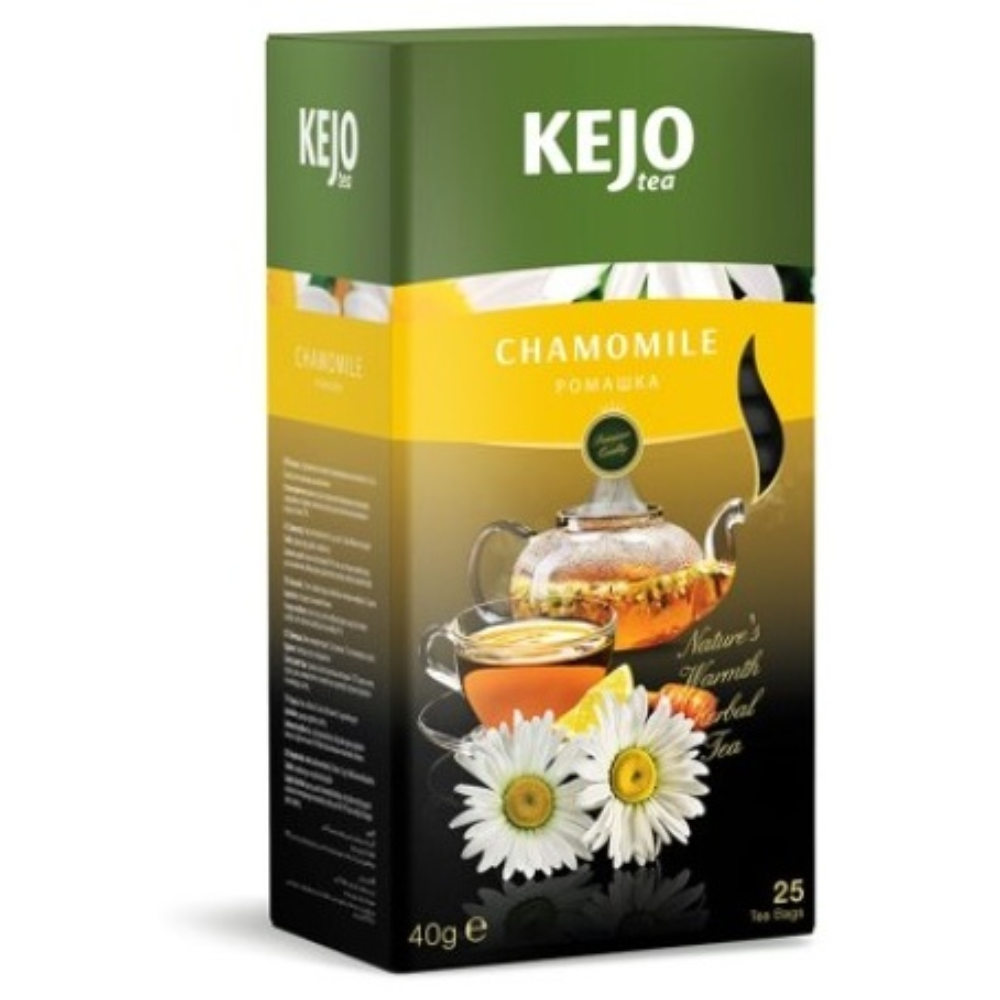 Чай черный Kejo Chamomile с ромашкой 25 пакетиков
