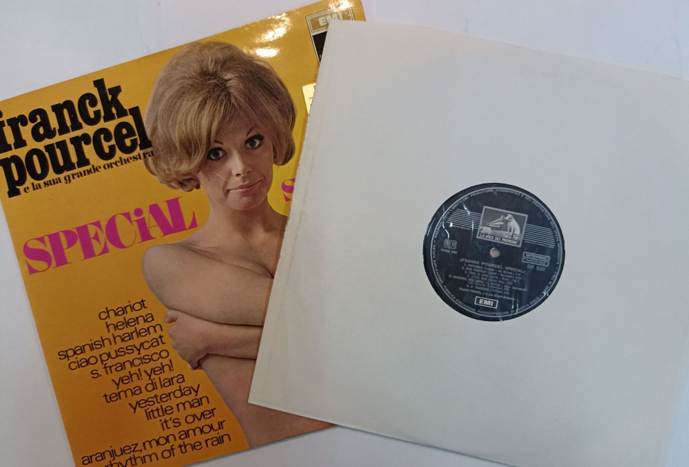 Винтажная виниловая пластинка Franck Pourcel E La Sua Grande Orchestra Special (Italy 1968)