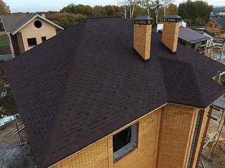 Гибкая черепица Docke PREMIUM Двухслойная "Генуя" Какао 3м2