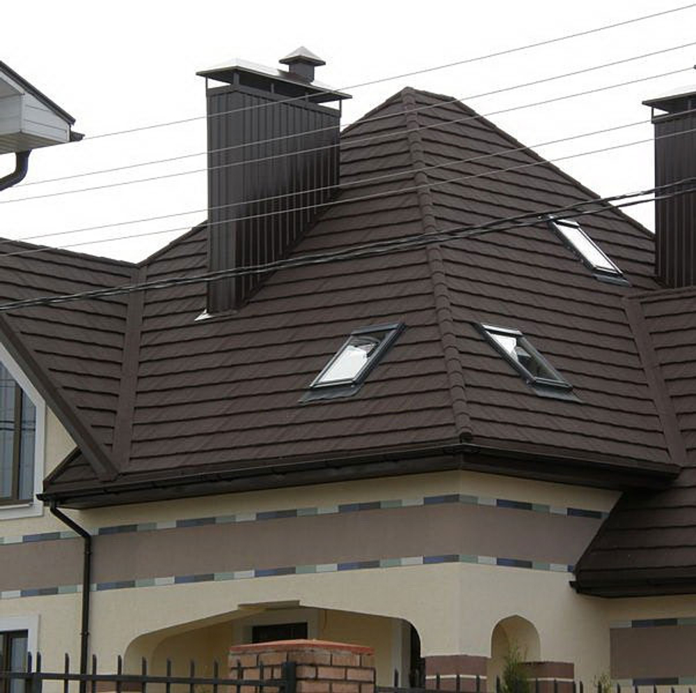 Черепица композитная Metrotile Metroshake II Кофе