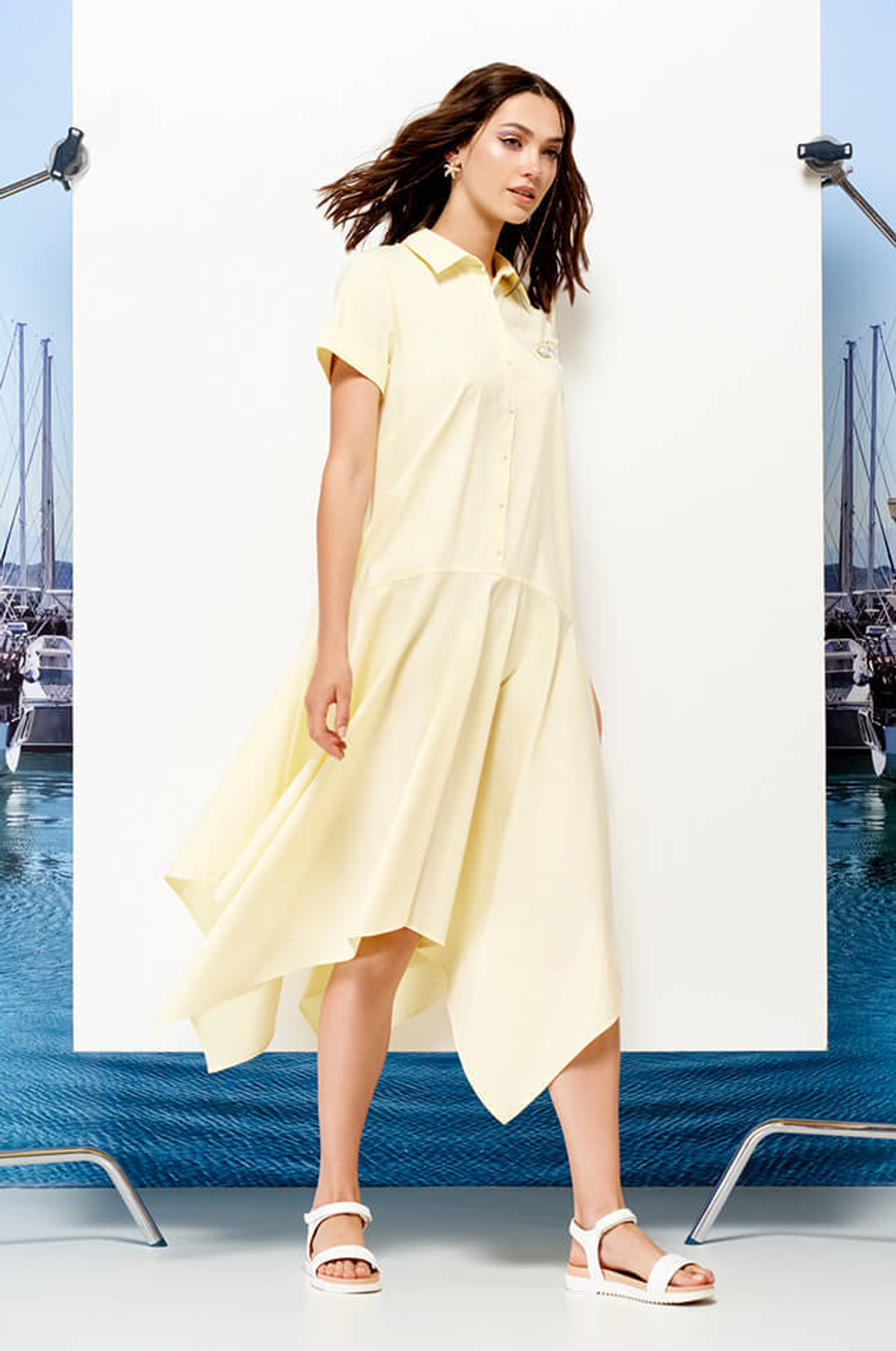 51378 Платье женское (лимонный)