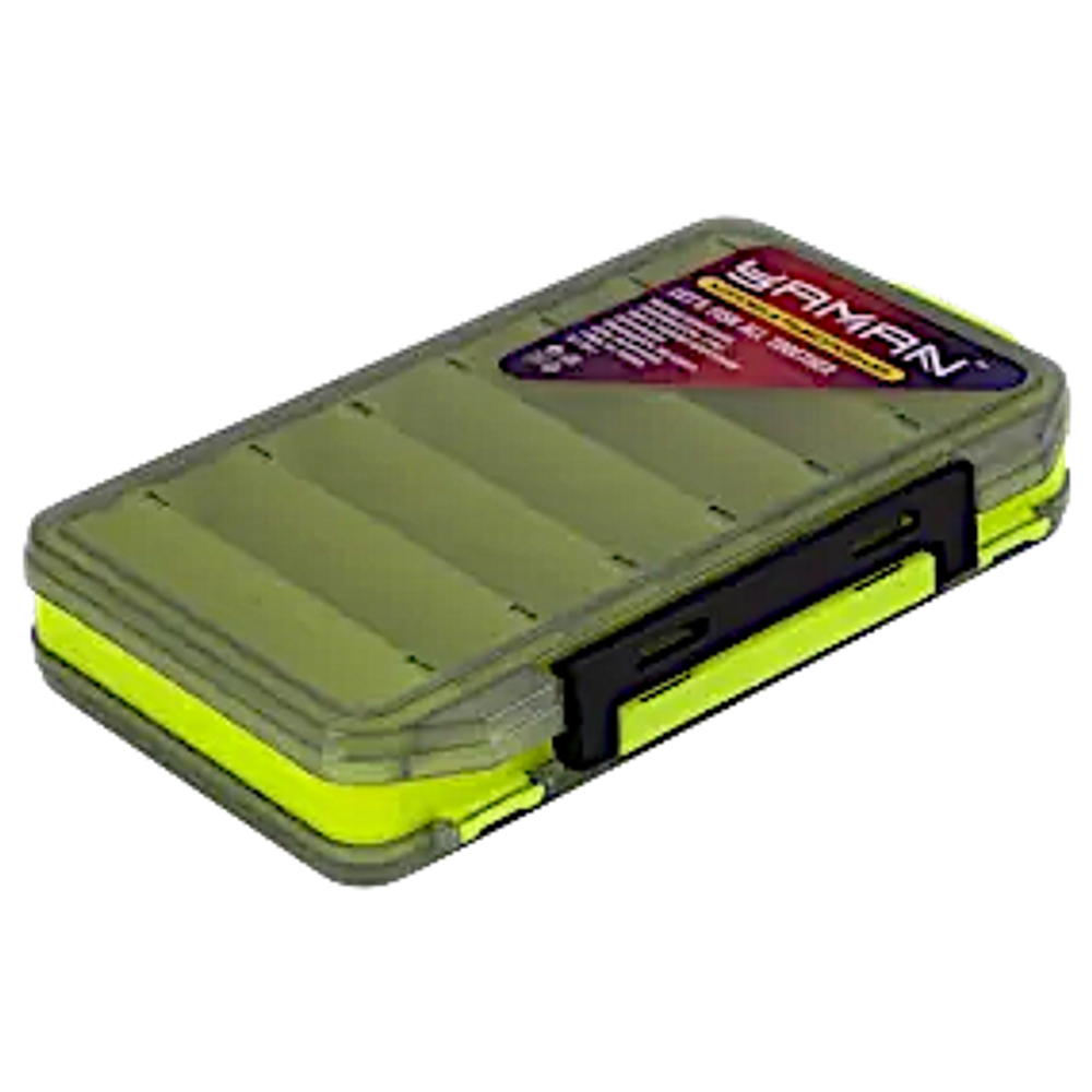 Коробка для воблеров двухсторонняя Yaman Y-BOX02 12мест 200х125х38мм -