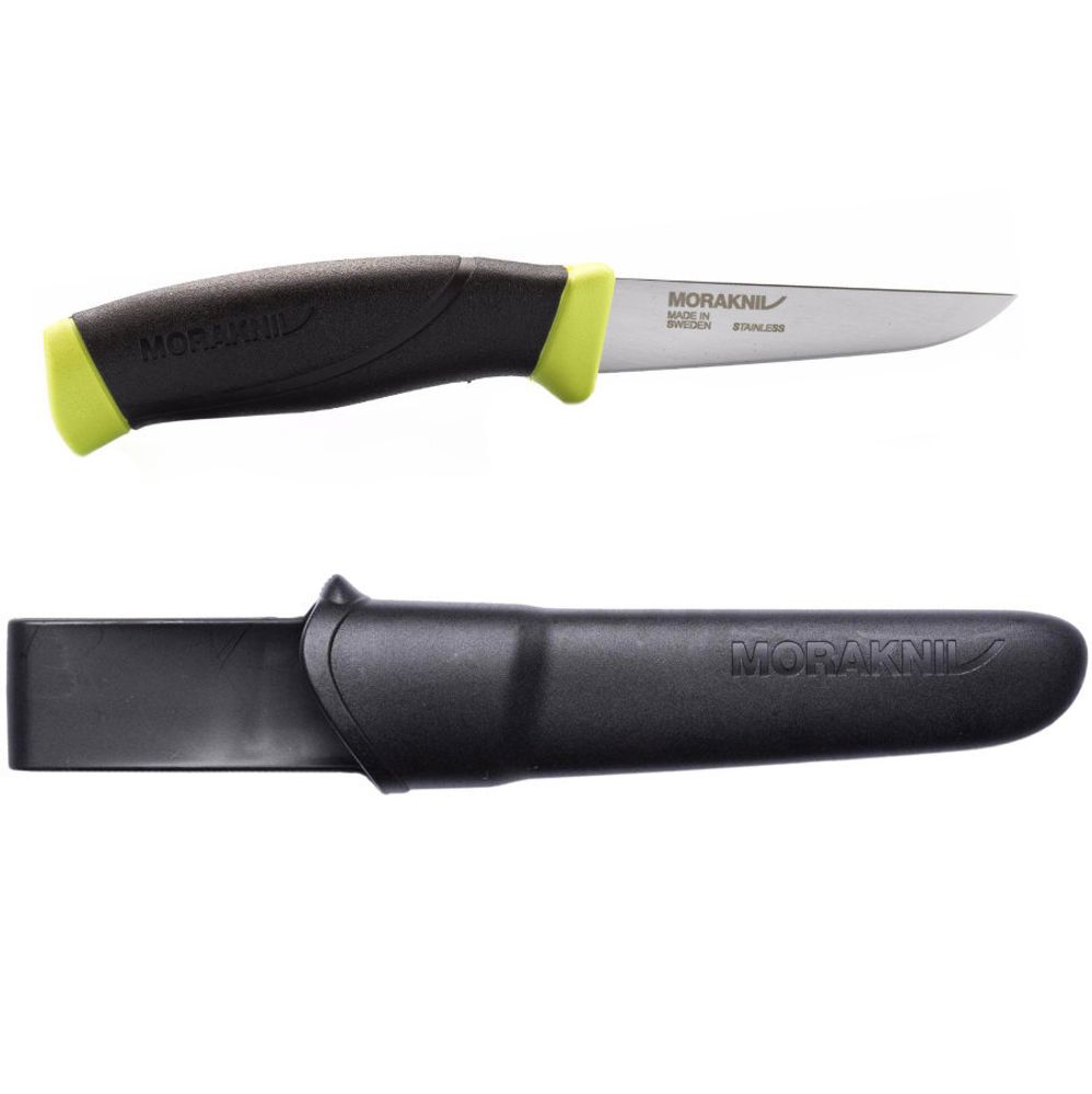 Нож Morakniv Fishing Comfort Fillet 090, черный/желтый