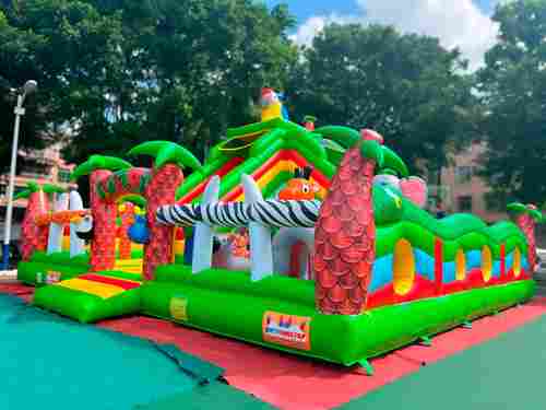 Коммерческий надувной батут «Сафария», 10*10*7,9 м