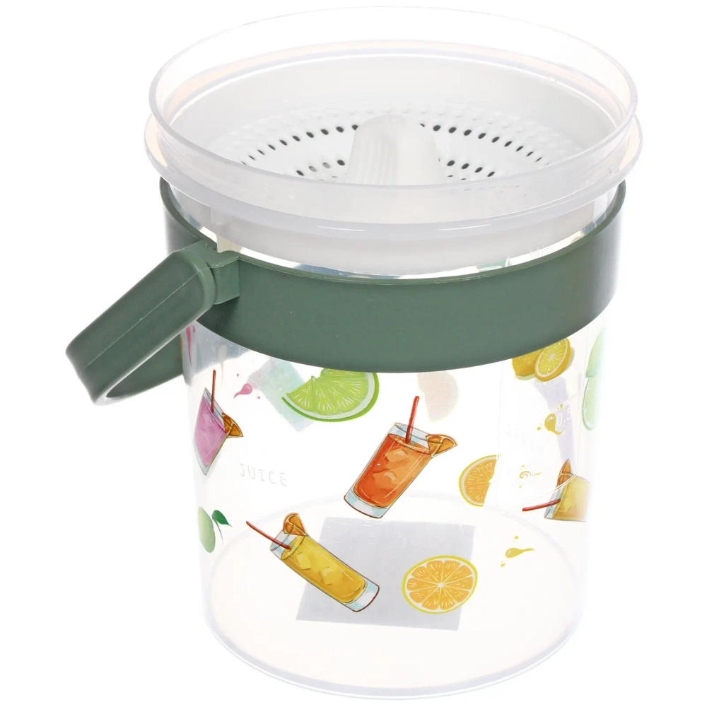 Кувшин пластиковый 850мл «Летний зной» в наборе с 2-мя кружками 300мл