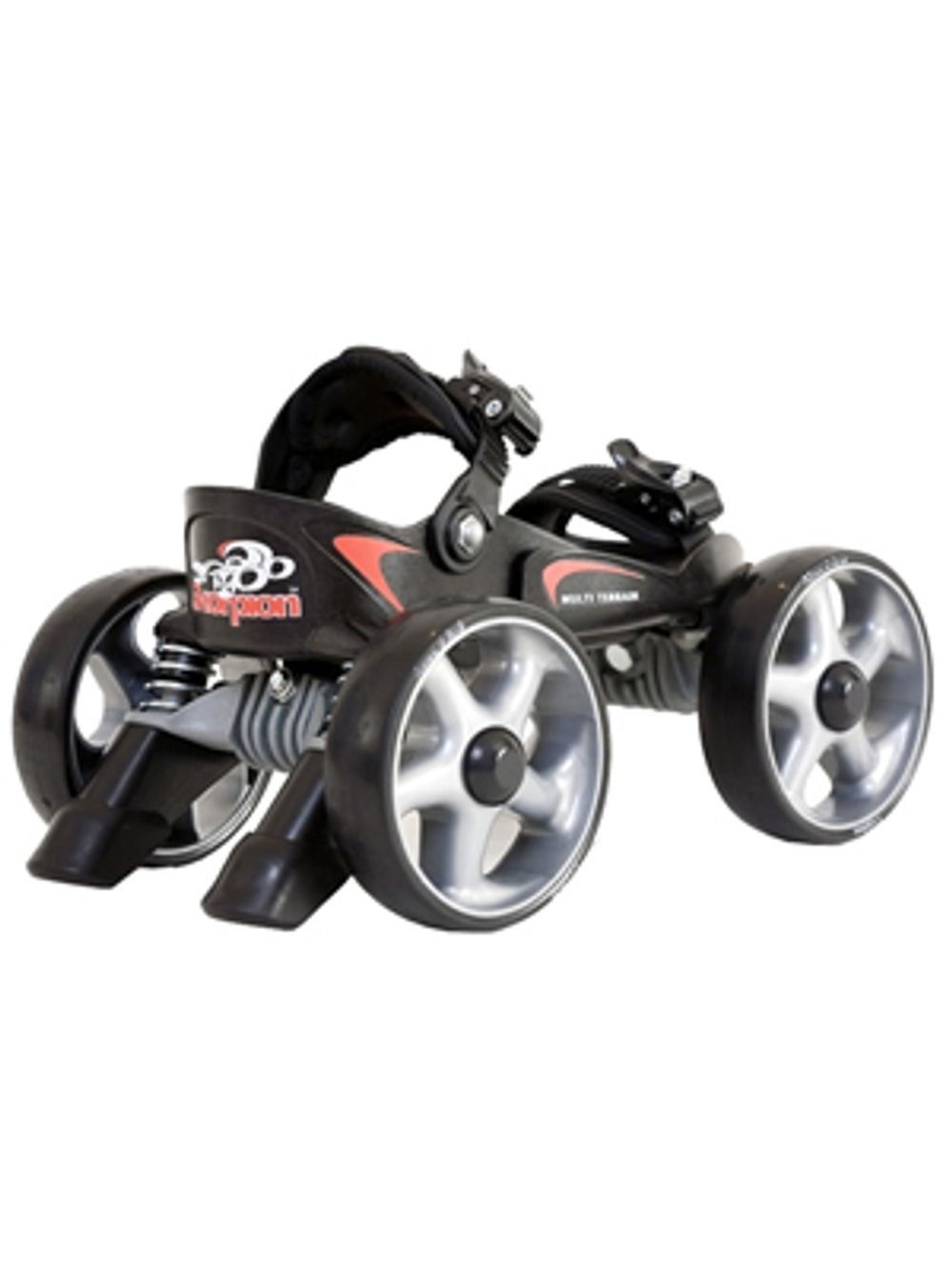 Роликовые коньки Scorpion Multi Terrain (внедорожники), цвет черный/серебристый, размер 40-45 (L)