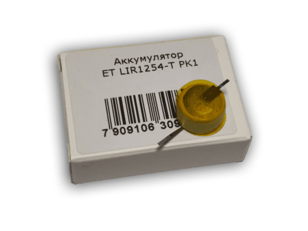 Аккумулятор ET LIR1254-T PK1