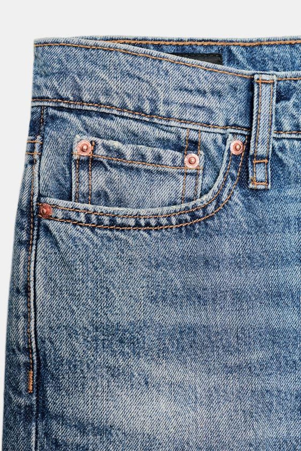 Z1975 УКОРОЧЕННЫЕ ДЖИНСЫ С СРЕДНЕЙ ЛИНИЕЙ ТАЛИИ - ZARA