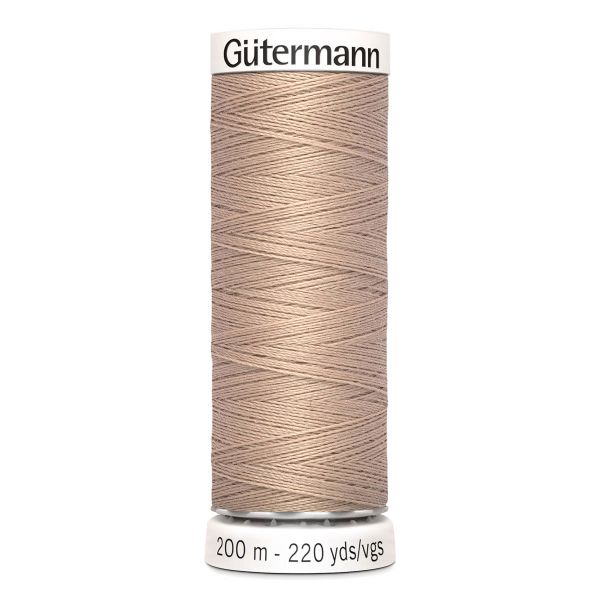 Нитки универсальные Gutermann Sew-all 100 (200 метров), 5 кат. | 422 холодный бежевый