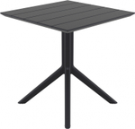 Стол пластиковый Siesta Contract Paris Table 70, черный