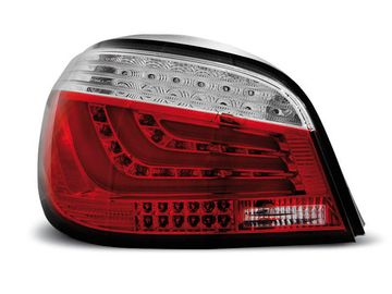 Задние фонари BMW E60 07-10 red white led bar