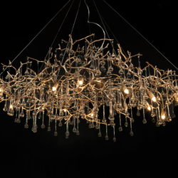 10067/1800 GB Подвесная люстра LOFT IT Bijout