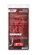 Силиконовый вибратор Monster Saur - 20 см.
