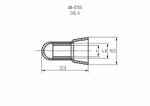 Концевая изолированная заглушка КИЗ-5, ø 4,0 мм (2,5-5,5 мм²) REXANT
