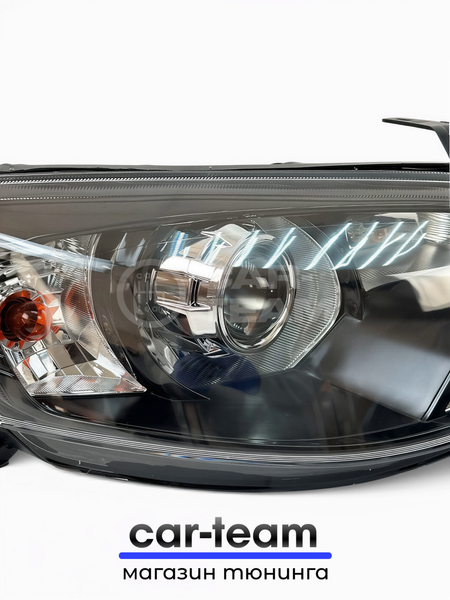 Фары на Лада Калина 2 передние с Bi LED модулями 2.5 дюйма (под ключ)